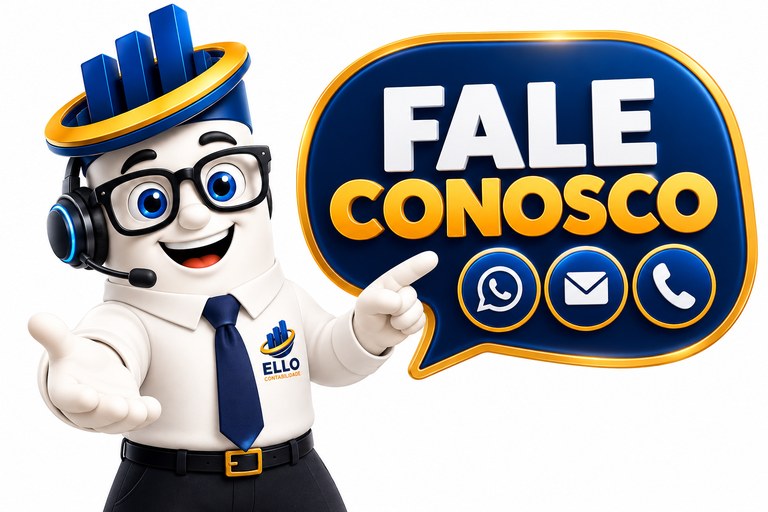 Mascote 3D da ELLO: fale conosco pelo WhatsApp